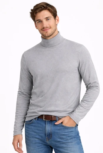 BUZO DE HOMBRE CON CUELLO DE TORTUGA