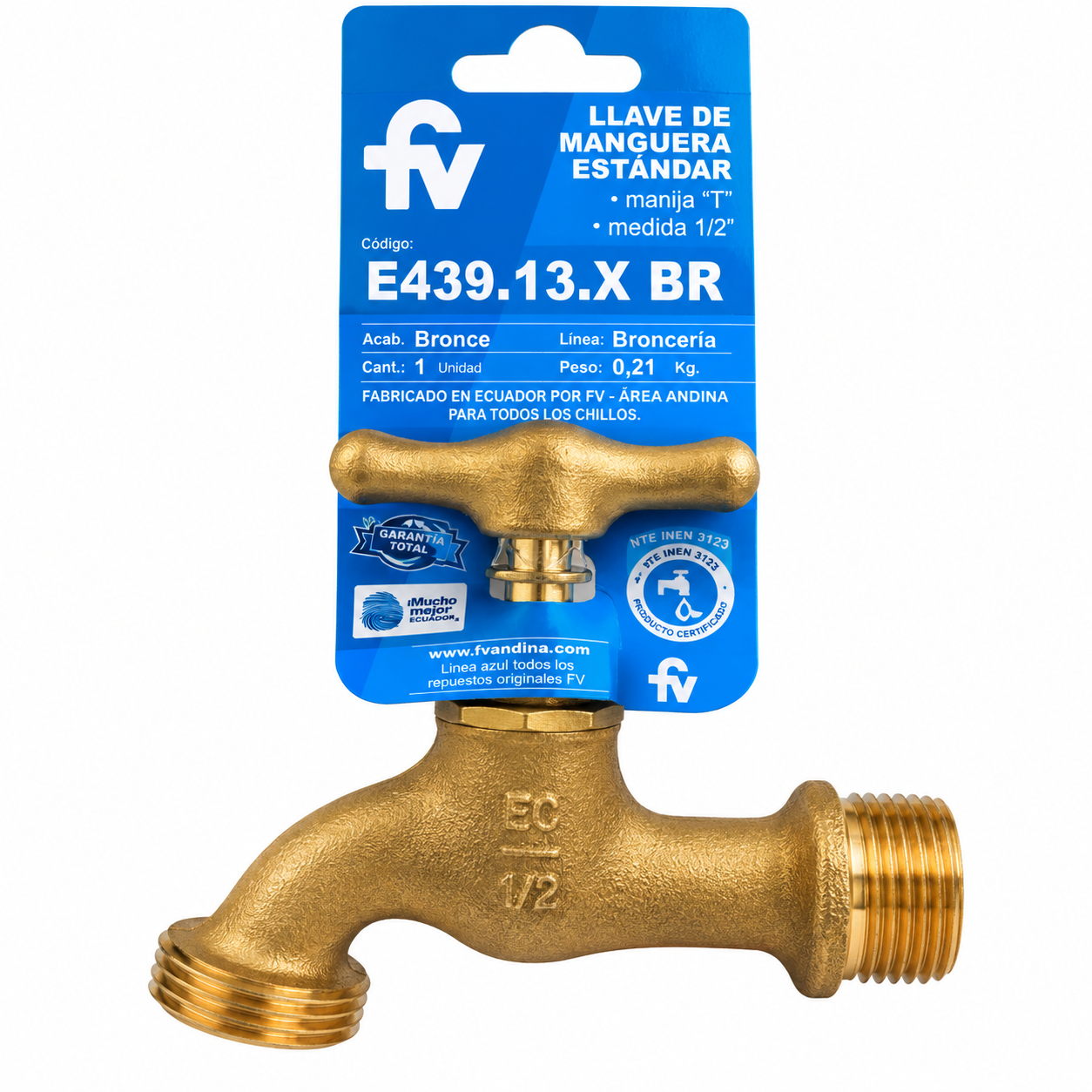 Llave de Manguera FV Estándar 1/2
