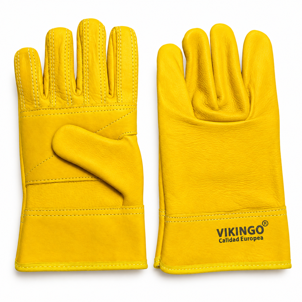 Guantes de cuero vikingo