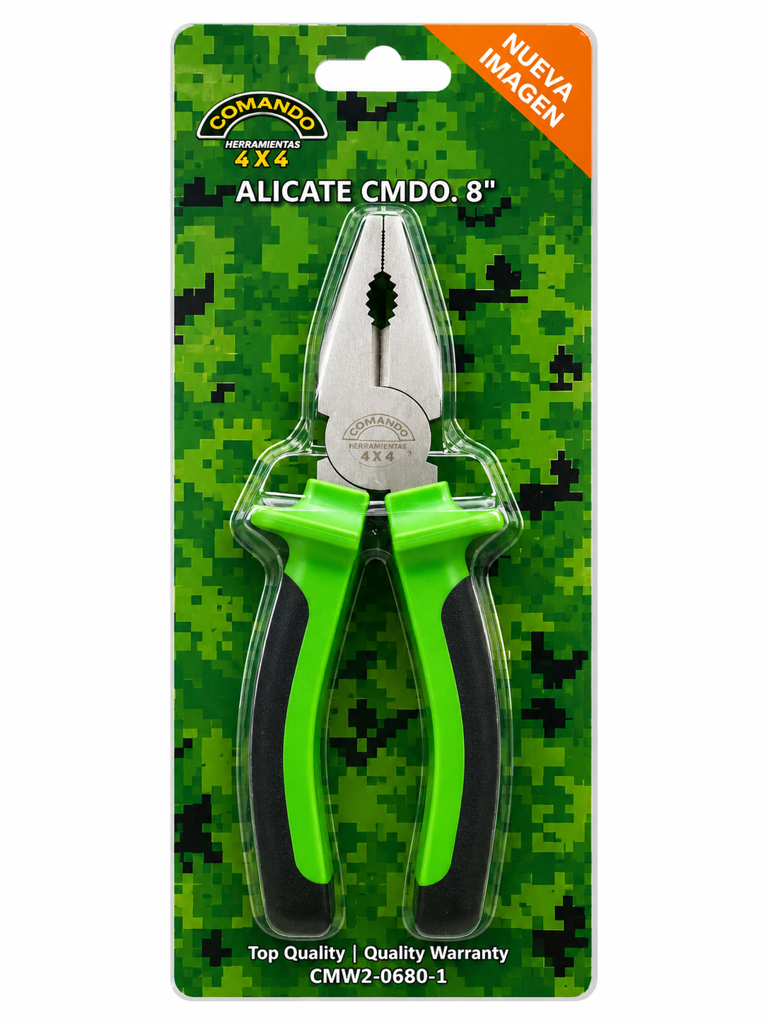 Alicate Universal Comando 8" con Mango Antideslizante