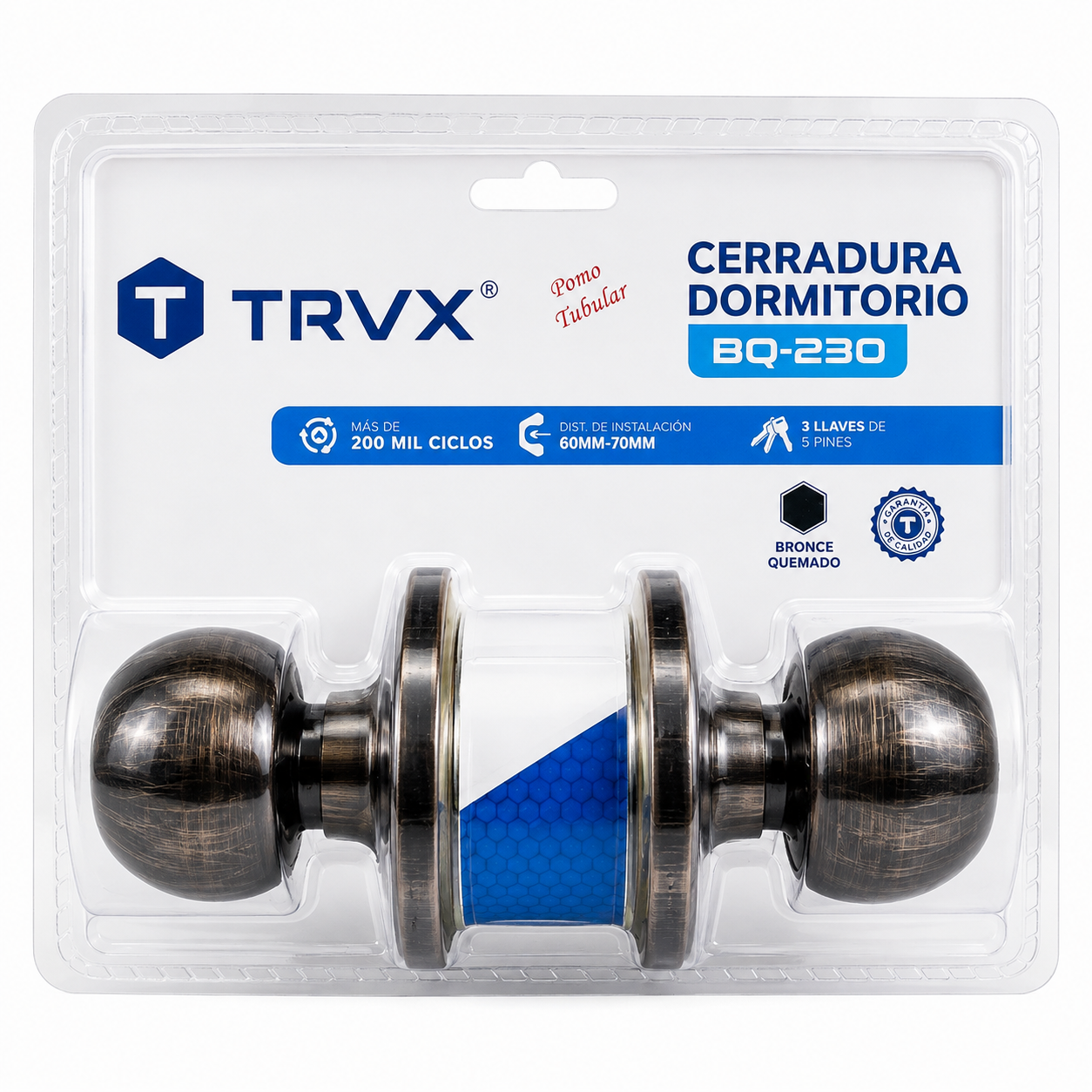 Cerradura de dormitorio TRVX