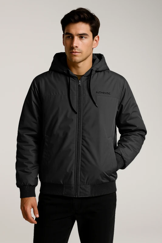 CHOMPA TÉRMICA CON CAPUCHA PARA HOMBRE