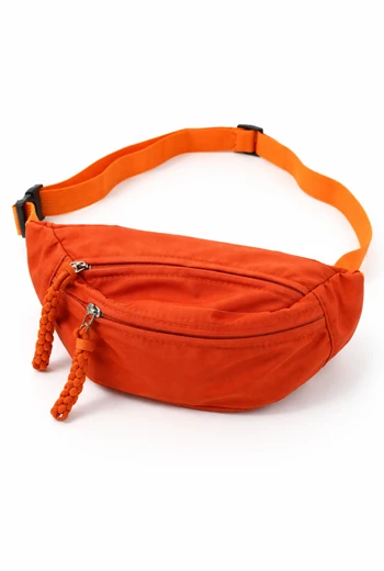 CANGURO DEPORTIVO URBAN ACTIVE CON DOBLE CIERRE NARANJA VIBRANTE